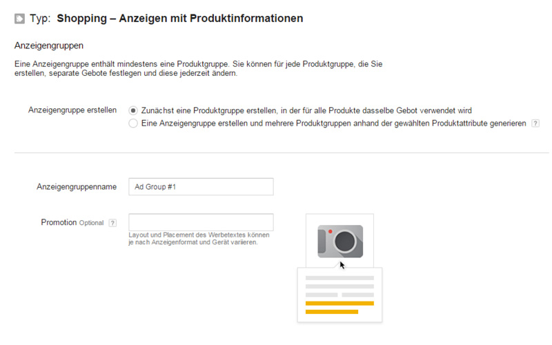 Tutorial Google Shopping Kampagne Erstellung 5