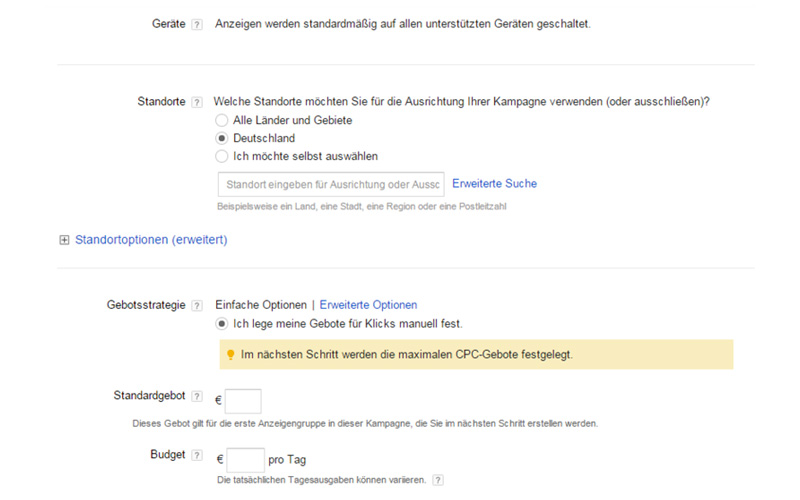 Tutorial Google Shopping Kampagne Erstellung 4