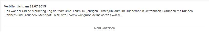 Youtube Beschreibung